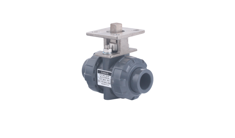 PVC Ball Valve with Spindle Outlet DURAVIS