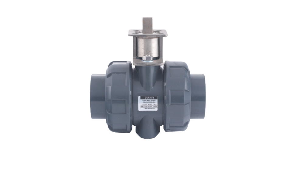 PVC Ball Valve with Spindle Outlet DURAVIS