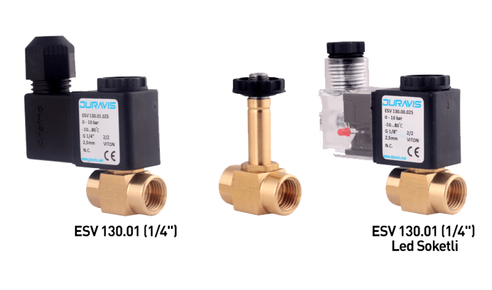 General Purpose Solenoid Valve Low Power Consumption DURAVIS