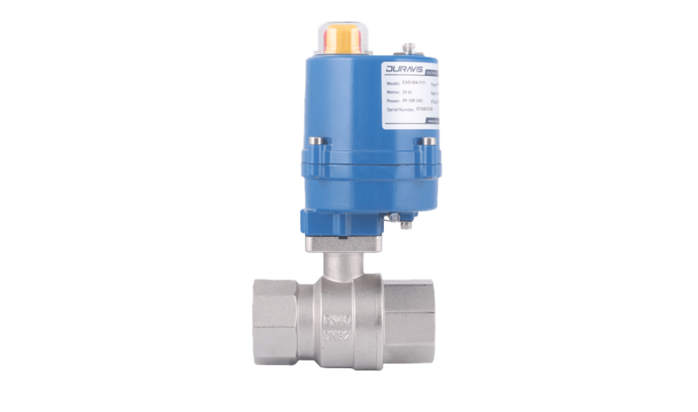 Electric Actuated Nickel Plated Brass Ball Valve DURAVIS