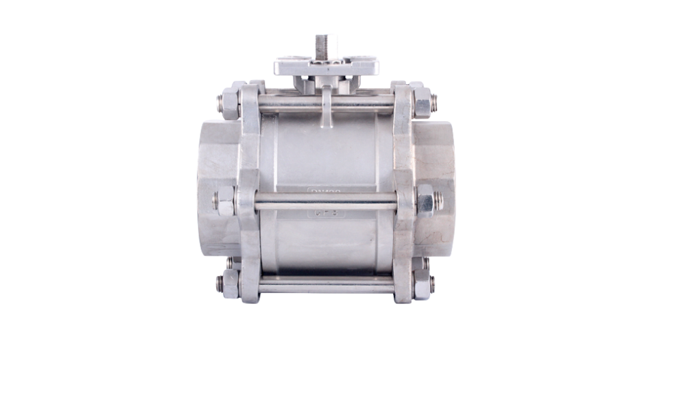 Stainless Steel 3 Piece Ball Valve with Shaft Outlet DURAVIS