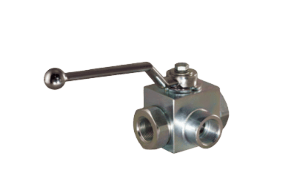  Hidrolik Küresel Vana 3 Yollu (L TİPİ) İNTEVA